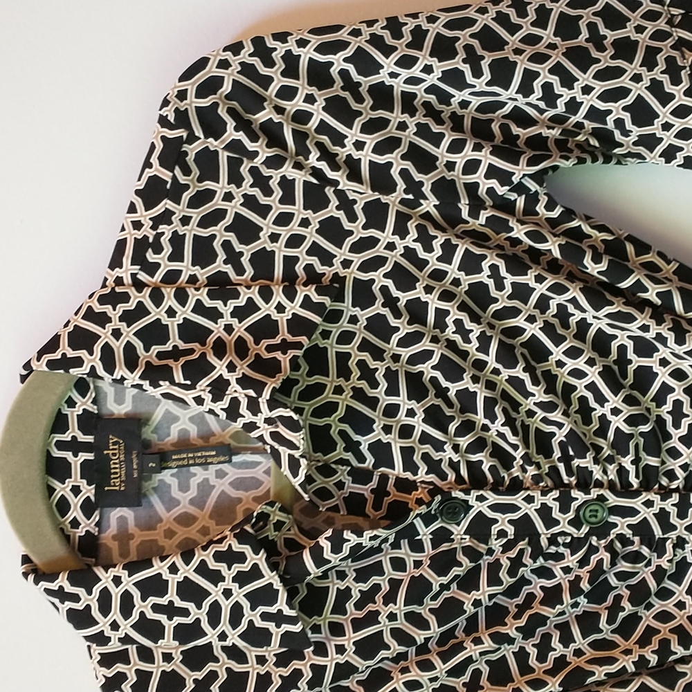 Laundry Patterned Dress - Size 2 - image 4